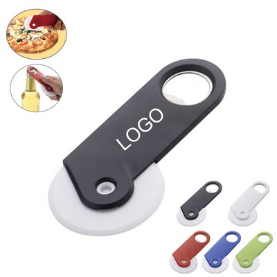 Pizza Cutter Slicer With Bottle Opener