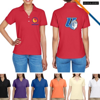 Devon & Jones® Ladies' Y-Collar Polo Shirts