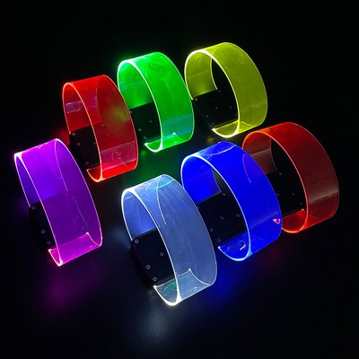 LED Clear Magnetic Glowing Bracelet