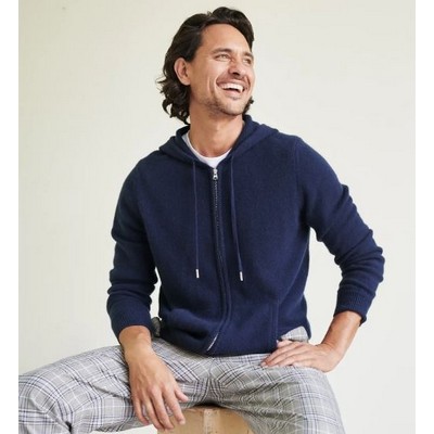 Men's Cashmere Full Zip Hoodie