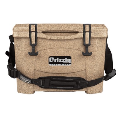 Grizzly 15 Quart Cooler in Sandstone