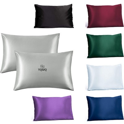 2 Pack Silk Satin Pillowcase