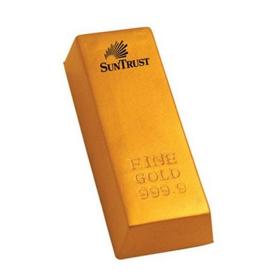 PU Gold Bar Stress Ball