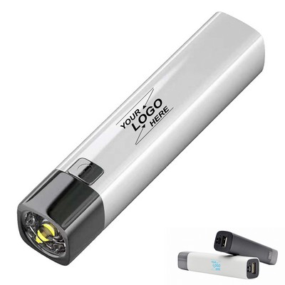 Portable LED Power Bank with Flashlight