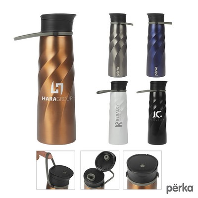 Perka Tristan 34 oz./1L Single Wall Stainless Steel Sport Bottle