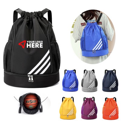 Drawstring Backpack Water Resistant String Bag