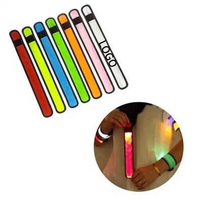 LED Light Up Slap Armbands