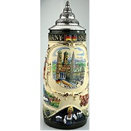 German Shield Stein, 0.75L