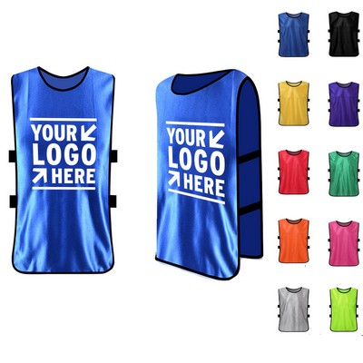 Reversible Football Training Bib Vest