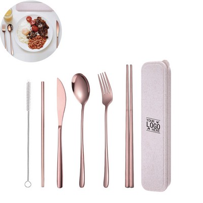 Rainbow Stainless Steel Flatware Set