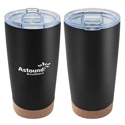 20 Oz. Stainless Steel Tumbler w/Cork Base