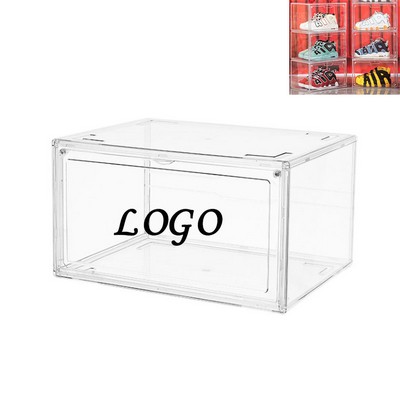 Indoor Multifunctional Foldable Clear Shoe Storage Box