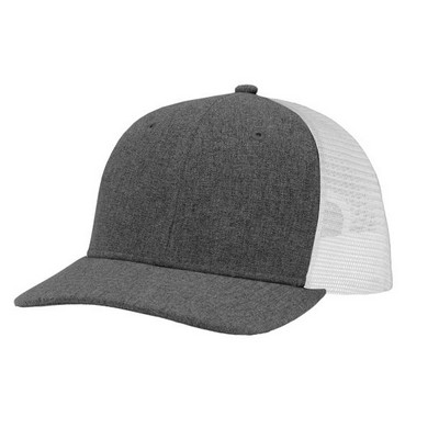 Sportsman™ Heather Suiting Polyester Trucker Cap (Blank)