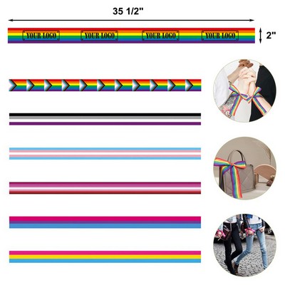 Pride Rainbow Decorative Ribbons