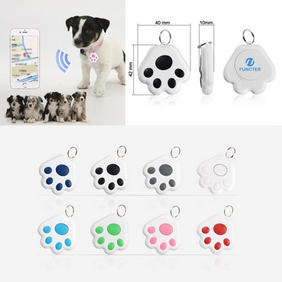 Cat Paws Shaped Wireless Smart Tracker Anti-Lost Device Keychain Key Finder