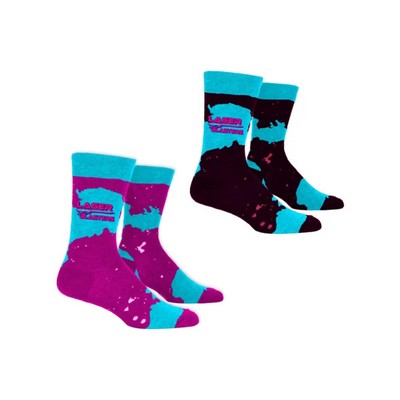 Crew Length Glow In The Dark Socks