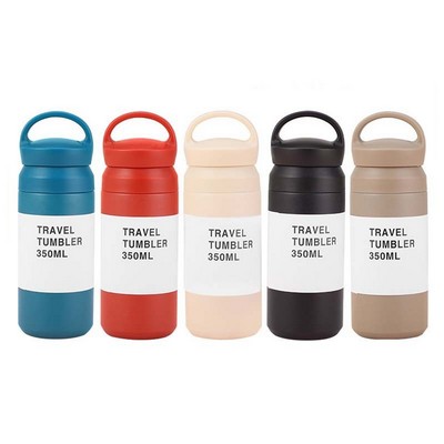 Outdoor Portable Advertsing Stainless Steel Water Bottle with Handle