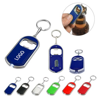 Bottle Opener Key Chain With Led Light