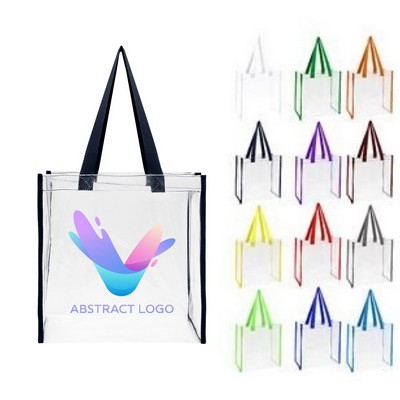 Clear Approved Stadium Tote Bag