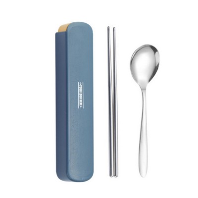 Portable Travel Utensils Set with Case