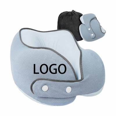 Adjustable Memory Foam Neck Pillow