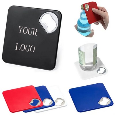 Square Coaster Bottle Opener