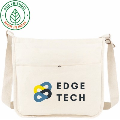 Modern Messenger Bag Backpack Eco Friendly Canvas