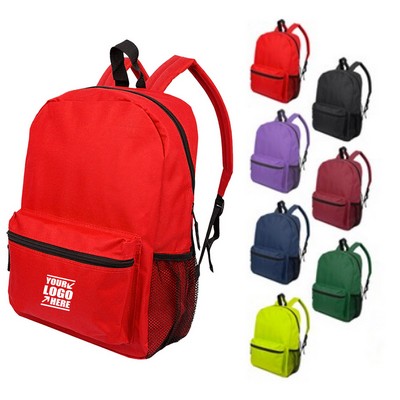 School Backpack With Water Bottle Pocket