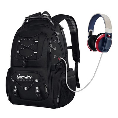 40L Large Capacity Backpack with USB Port