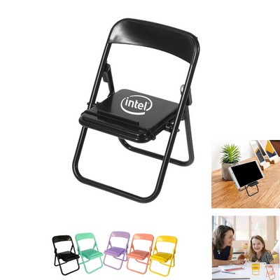 Foldable Chair Shape Phone Holder Stand