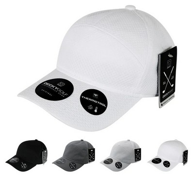 Decky Dimple Pattern Seven Panel Golf Sport Cap