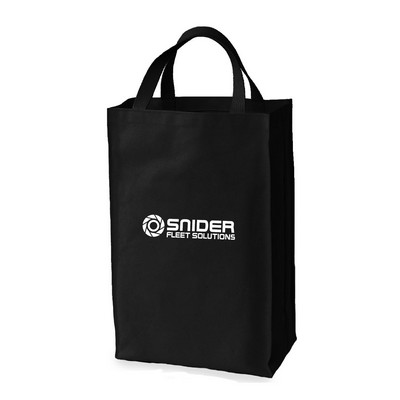 Full Gusset Grocery Totes w/Top Stitched Vertical Edges (10 Oz. Natural Canvas)