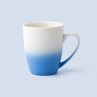 Stylish Gradient Ceramic Mug with Love Handle 12OZ