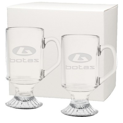 10 oz. Etched Irish Coffee Mug Gift Set