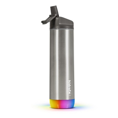 HidrateSpark® 21 Oz. Pro Brush Steel Smart Water Bottle w/Straw Lid