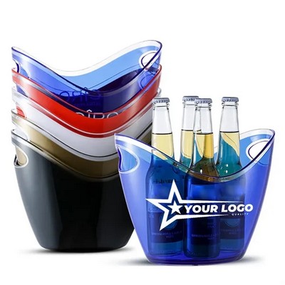 4L Clear Acrylic Wine Champagne Ice Bucket