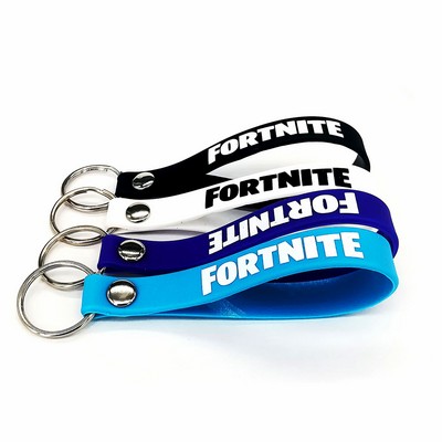 Silicone Keychain Wristband