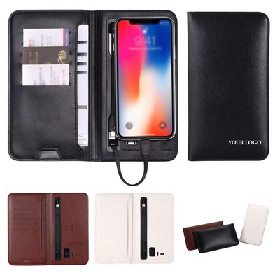 Leather Wallet With Wireless Charging