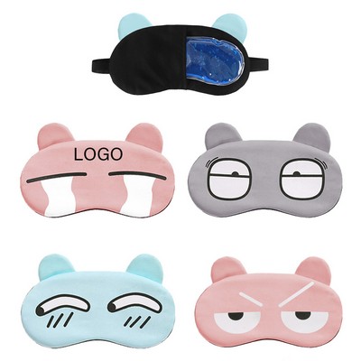 Cartoon Ice Themed Sleep Eye Mask