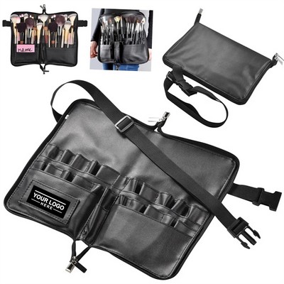 Travel Makeup Brush Belt Bag for Easy Storage