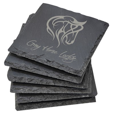 Slate Coaster Set (6)