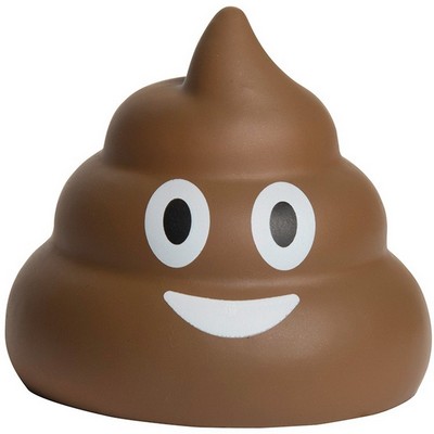 Squishy Emoji-smiling Poop Stress Ball