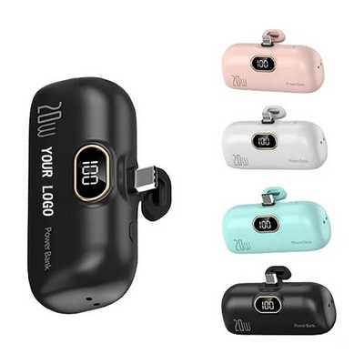 Mini Wireless Power Bank Capsule Fast Charging