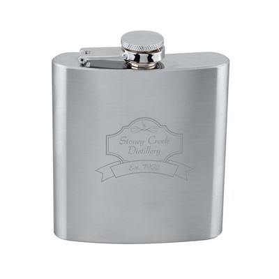 Prime Line 6oz Stainless Steel Flask