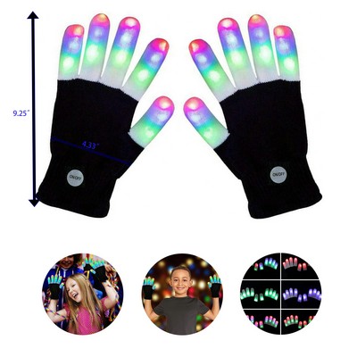 7 Colors Light Show LED Gloves