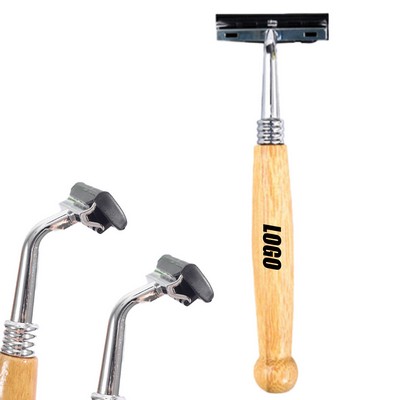 Manual Wooden Handle Razor