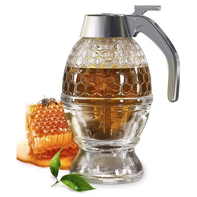 Honey Comb Shape Fruit Juice Dispenser With Storage Base