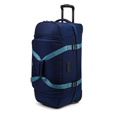 High Sierra Fairlead 28" Drop Bottom Wheeled Duffel Bag - True Navy/Graphite