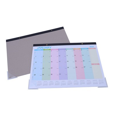 Custom Desk Pad Calendar w/2 Corners