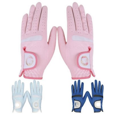 Women'S Microfiber Golf Gloves